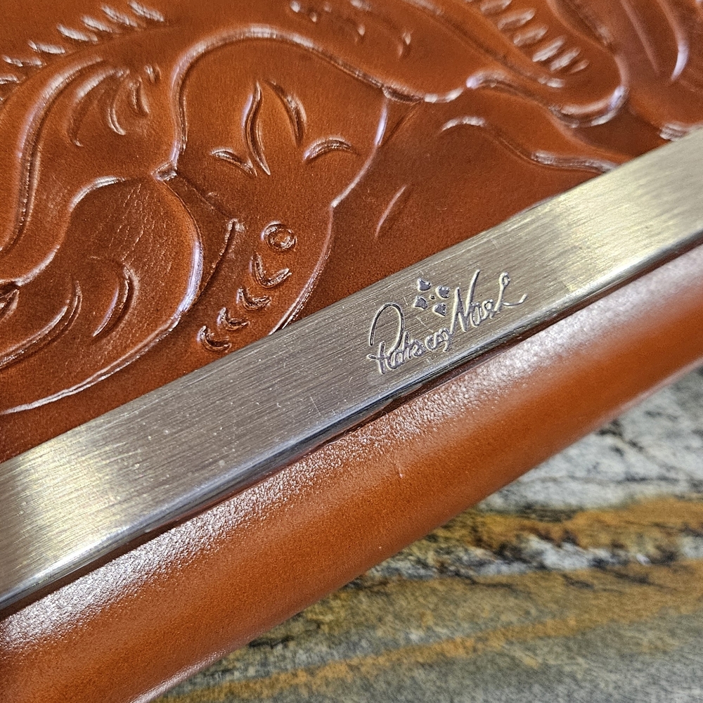 NWT Patricia Nash Tooled Leather Trifold Wallet | NWT | RFID | Zip Coin - Picture 15 of 16